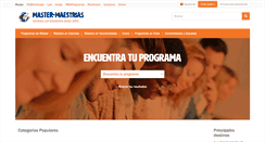 Desktop Screenshot of master-maestrias.com